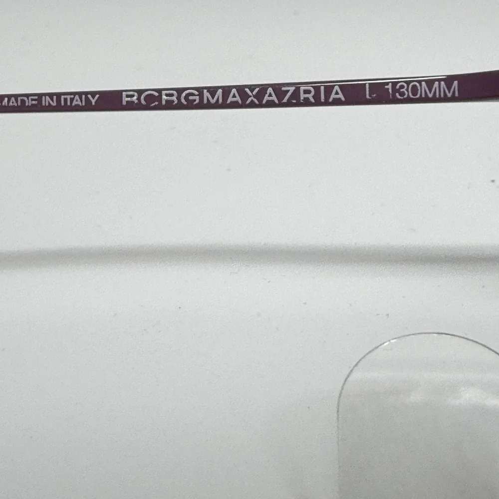 BCBGMAXAZRIA Galena Purple Fade Cat Eye Eyeglasses‎ Frames Made Italy 48 15 130